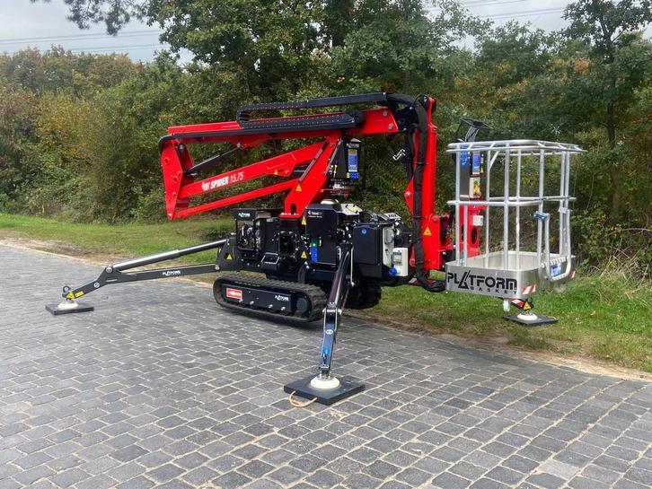 Spinhoogwerker te koop | Platform Basket Spider 15.75, Zakelijke goederen, Machines en Bouw | Liften, Steigers en Ladders