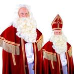 Sinterklaas Baard Met Vaste Snor Madrid Kanekalon, Nieuw, Verzenden