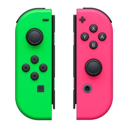 Nintendo Switch Joy-Cons Set - Groen/Roze, Spelcomputers en Games, Spelcomputers | Nintendo Switch, Zo goed als nieuw, Verzenden