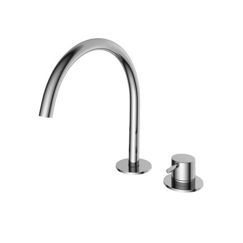 Wastafelmengkraan Hotbath Cobber 2 Gats Chroom, Doe-het-zelf en Verbouw, Sanitair, Kraan, Nieuw, Chroom, Ophalen of Verzenden