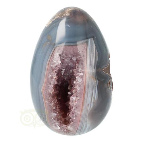 Agaat Geode Ei No 10 - 673 gram, Sieraden, Tassen en Uiterlijk, Edelstenen, Nieuw, Verzenden