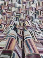 Rustieke jacquard gobelin veelkleurige geometrische stof -, Antiek en Kunst, Curiosa en Brocante