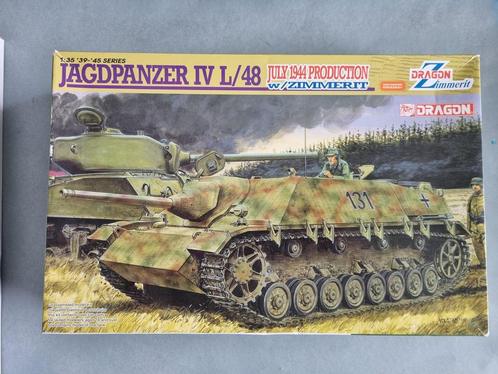 Dragon 6369 Jagdpanzer IV L/48 w/Zimmerit 1:35, Hobby en Vrije tijd, Modelbouw | Auto's en Voertuigen, Verzenden