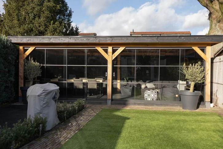 Steellook Glasschuifwand set 6 sporig RAL 9005 RL, Doe-het-zelf en Verbouw, Glas en Ramen, Ophalen of Verzenden