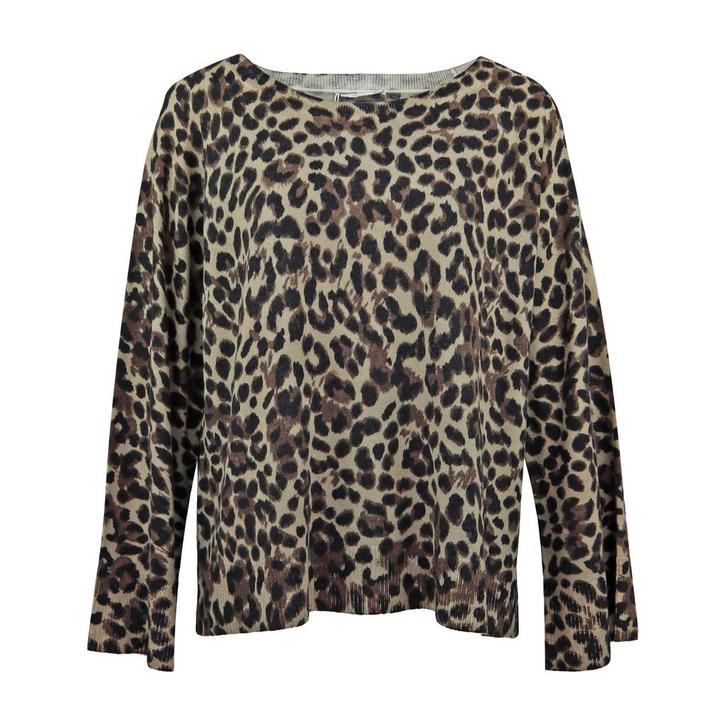 Princess goes Hollywood • wollen trui luipaard • 36, Kleding | Dames, Truien en Vesten, Bruin, Nieuw, Maat 36 (S), Verzenden