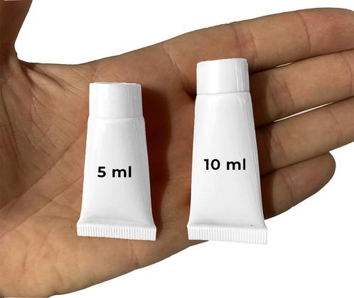 Set van 50 hervulbare, lege tubes (10 ml, wit), Doe-het-zelf en Verbouw, Gereedschap | Handgereedschap, Nieuw, Ophalen of Verzenden