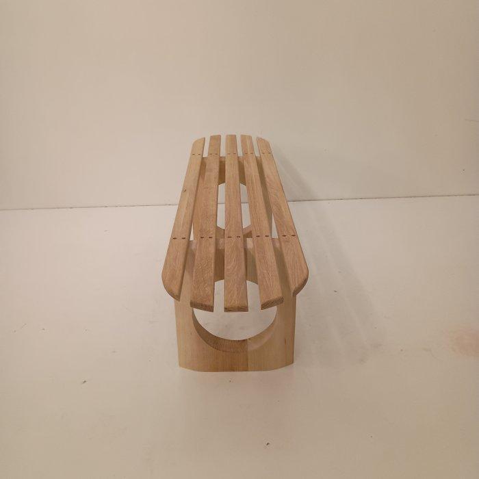Kris Devillé - Bank - Ash, Beuken, Antiek en Kunst, Kunst | Designobjecten