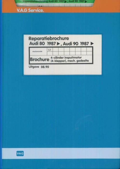 1990 Audi 80-90 Reparatiebrochure, Auto diversen, Handleidingen en Instructieboekjes, Verzenden