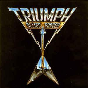 LP gebruikt - Triumph  - Allied Forces, Cd's en Dvd's, Vinyl | Hardrock en Metal, Zo goed als nieuw, Verzenden