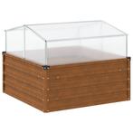 Plantenbak met Kas (100x100cm) - retourdeal - Koopje!, 100 cm of meer, Vierkant, Nieuw, Ophalen of Verzenden