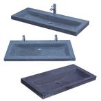 Wasblad Sanilux Compact Stone Hardsteen 80x38x5cm 1 Kraangat, Ophalen of Verzenden, Nieuw, Overige typen