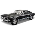 Modelauto Ford Mustang zwart 1967 1:18 - Modelauto