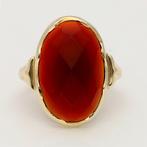 Ring - 14 karaat Geel goud - 8.03ct. tw. Carneool, Nieuw
