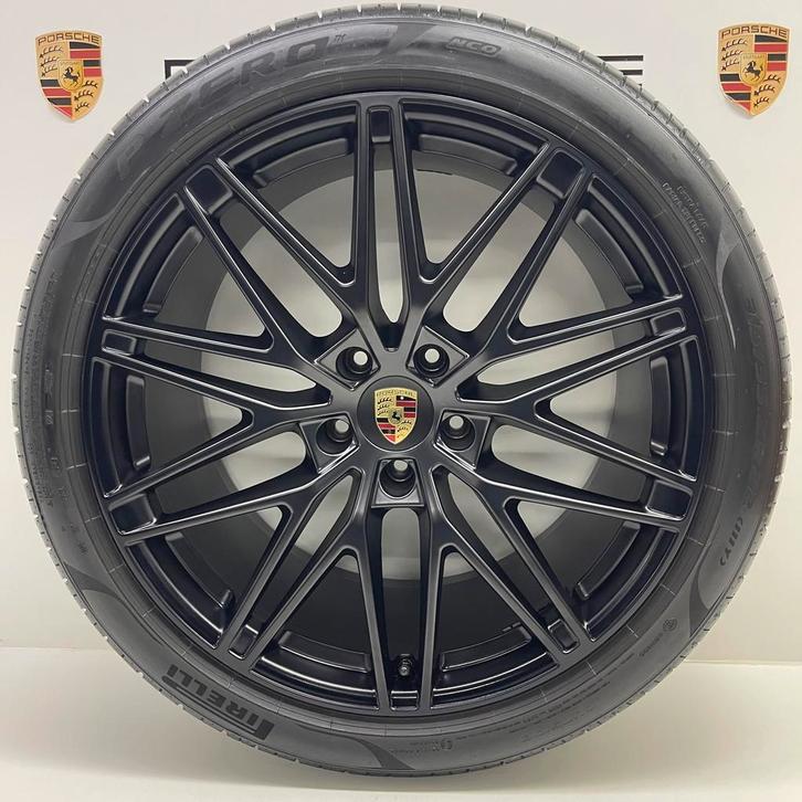 Porsche Cayenne E3 II 22inch RS Spyder GTS met  banden, Auto-onderdelen, Banden en Velgen, Overige maten, Zomerbanden, 315 mm