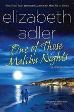 One Of Those Malibu Nights 9780312557256 Elizabeth Adler, Boeken, Gelezen, Elizabeth Adler, Verzenden
