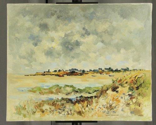 Gérard Desgranges (1919-2006) - Bord de mer à marée basse, Antiek en Kunst, Kunst | Schilderijen | Klassiek