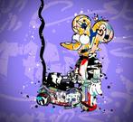 Moabit - The Itchy & Scratchy Show X Thats My Cat (Diptych), Antiek en Kunst