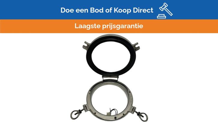 Bieden: SCM stainless steel opening porthole, Watersport en Boten, Bootonderdelen, Kombuis en Sanitair, Nieuw, Zeilboot of Motorboot