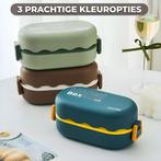My Green Deal - Lunchbox - 3 compartimenten - 850ML - Lepel, Verzenden, Nieuw, Groen, Overige typen