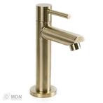 Messing toiletkraan geborsteld goud koud water kraan voor wc, Verzenden, Nieuw