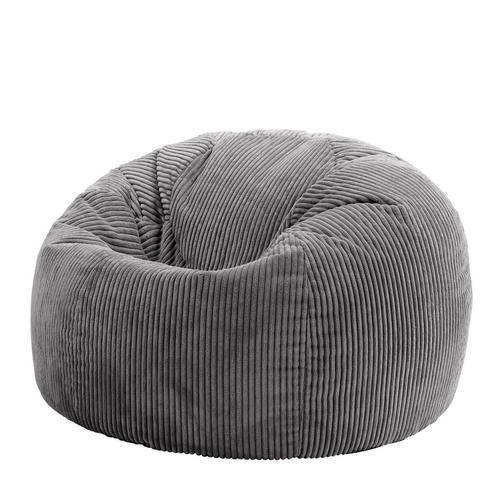 Cloudy Zitzak Corduroy - Grijs, Huis en Inrichting, Zitzakken, Verzenden
