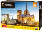 3D Puzzel - Notre Dame De Paris (128 stukjes) | CubicFun -, Hobby en Vrije tijd, Denksport en Puzzels, Verzenden, Nieuw