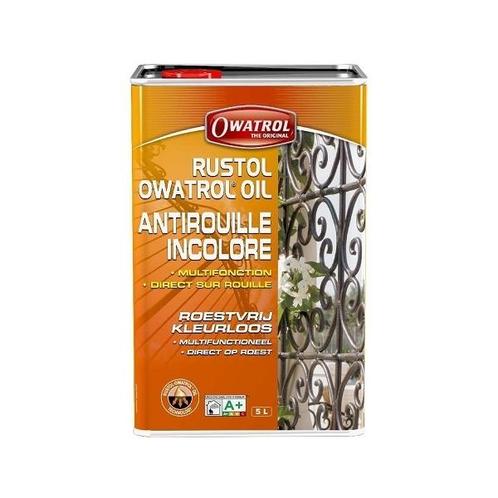 Rustol Owatrol Olie 5 liter (PAINT EN NON PAINT), Auto diversen, Autogereedschap, Nieuw, Verzenden