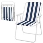 Draagbare Opvouwbare Campingstoel met Armleuningenen Bekerho, Verzenden, Nieuw