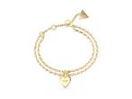 GUESS All You Need Is Love Dames Armband Staal - Goud, Verzenden, Zo goed als nieuw