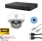 ASE Kit, 1x Dome, 8Mp 4K Ultra HD ColorVu Binnen, Ophalen of Verzenden, Nieuw