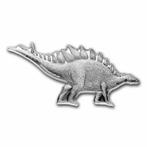 Salomonseilanden. 5 Dollars 2022 Dinosaurs Stegosaurus 2 Oz