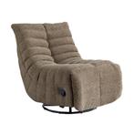 *WOONWINKEL* Retro Relaxfauteuil Bruin, Huis en Inrichting, Fauteuils, Verzenden, Nieuw, Stof