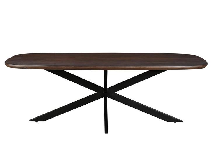 Jesper Danish Oval Brown 230 cm-31021, Huis en Inrichting, Tafels | Eettafels, Ophalen of Verzenden