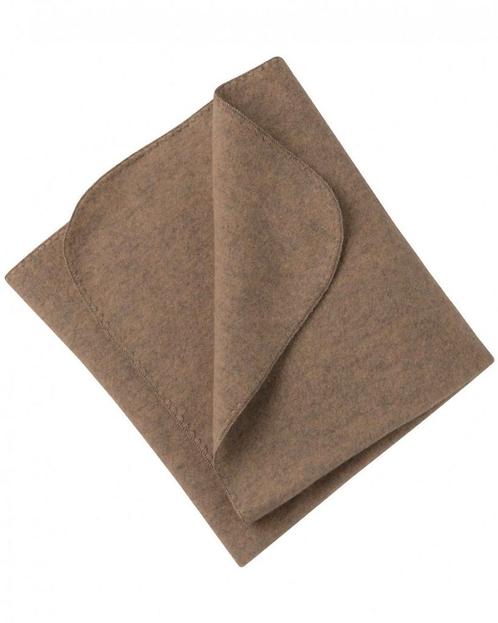 Engel Natur - 100% wol-fleece deken 80x100cm Walnoot, Kinderen en Baby's, Dekens, Slaapzakjes en Inbakerproducten