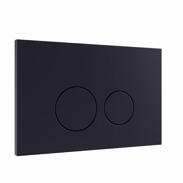 Bedieningspaneel Flat mat zwart, Doe-het-zelf en Verbouw, Sanitair, Verzenden