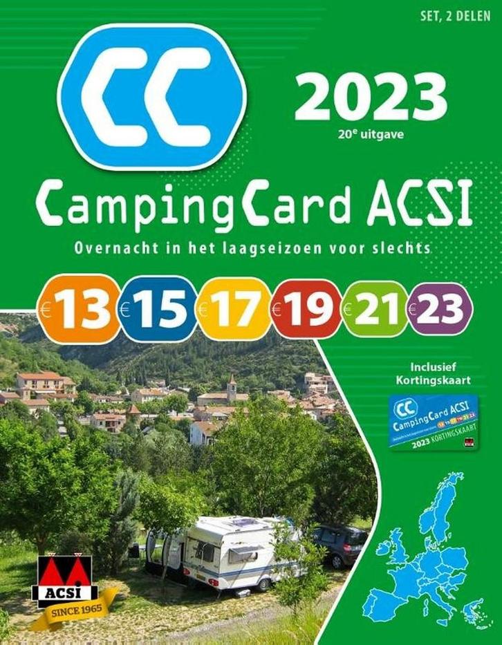 CampingCard ACSI 2023 / ACSI Campinggids 9789493182394 ACSI, Boeken, Reisgidsen, Gelezen, Verzenden