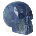 Blauwe kwarts kristallen schedel 1072 gram, Sieraden, Tassen en Uiterlijk, Edelstenen, Verzenden, Nieuw