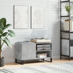 vidaXL Platenkast 85x38x48 cm bewerkt hout betongrijs, Verzenden, Nieuw