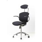 Savo Ikon design Bureaustoel showroommodel zwart stof chroom, Overige plaatsen, Ophalen of Verzenden, Nieuw zonder verpakking