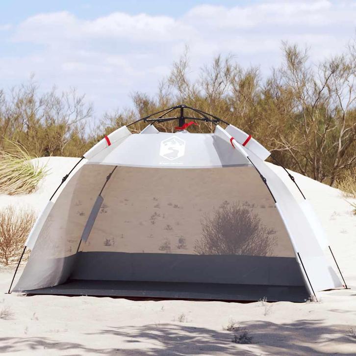 vidaXL strandtent 2-persoons waterdicht snelontgrendeling, Caravans en Kamperen, Tenten, Nieuw, tot en met 2, Verzenden