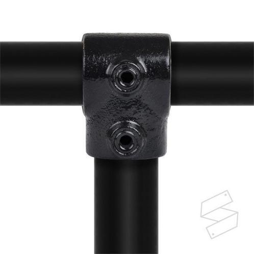 Kort T-stuk type 2 - 21,3mm Steigerbuiskoppeling zwart, Doe-het-zelf en Verbouw, IJzerwaren en Bevestigingsmiddelen, Nieuw, Ophalen of Verzenden