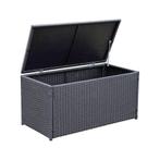 MaxxGarden Kussenbox rattan 250L - 102x51x51cm - Antraciet, Verzenden, Nieuw
