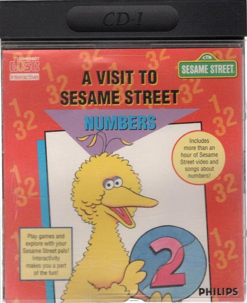 Philips CD-i / CDi A Visit To Sesame Street Numbers, Spelcomputers en Games, Games | Overige, Zo goed als nieuw, Verzenden