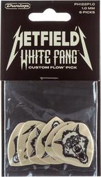 Jim Dunlop  Hetfield White Fang plectrum 1.00 mm 6-pack, Ophalen of Verzenden, Nieuw, Elektrische gitaar