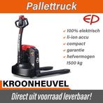 EP L154 LI-ION PALLETTRUCK 1.500 KG (ZWENKWIELEN), Ep, 1000 tot 2000 kg, Elektrisch, Palletwagen