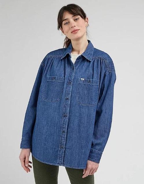 -42% Lee  Lee Mid cascade  maat M, Kleding | Heren, Overhemden, Blauw, Nieuw, Verzenden