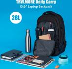 2dekans | TRVLMORE Rugzak - 28L - 15,6 inch - Laptop Rugtas, Ophalen of Verzenden, Zo goed als nieuw