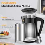 Waterkoker met temperatuurregeling - met LED - 1.7L - 2200W, Verzenden, Zo goed als nieuw