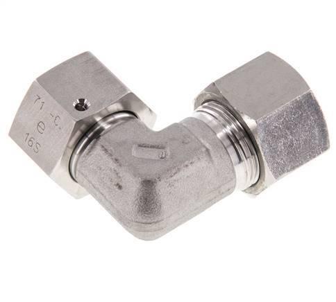 M24x1.5 x 16S RVS Verstelbaar L-Fitting 90graden met, Doe-het-zelf en Verbouw, Overige Doe-het-zelf en Verbouw, Nieuw, Verzenden