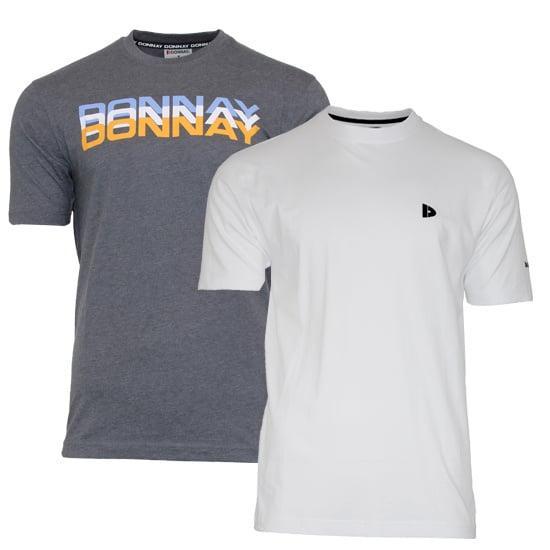 Donnay Donnay Heren - 2-Pack - T-Shirt Daks + Vince -, Kleding | Heren, T-shirts, Nieuw, Verzenden